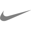 Gray nike icon - Free gray site logo icons