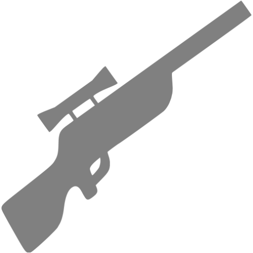 Gray sniper rifle icon - Free gray sniper rifle icons