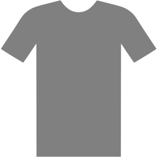 Gray t shirt icon - Free gray clothes icons