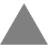 Gray triangle icon - Free gray shape icons