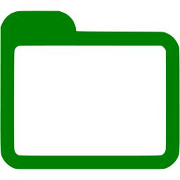 free downloadable green file folder icons