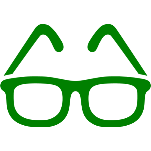 Green Glasses Icon Free Green Glasses Icons