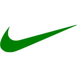green nike logo