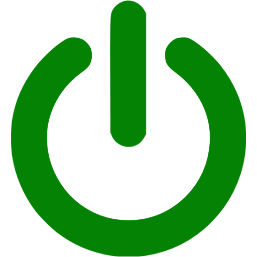green power button