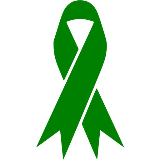 Green ribbon 18 icon - Free green ribbon icons