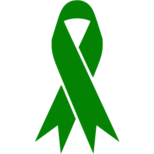 Green ribbon 2 icon - Free green ribbon icons