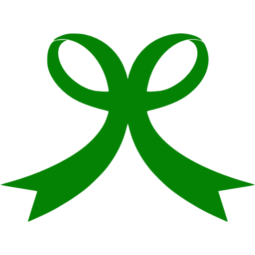 Green ribbon 9 icon - Free green ribbon icons