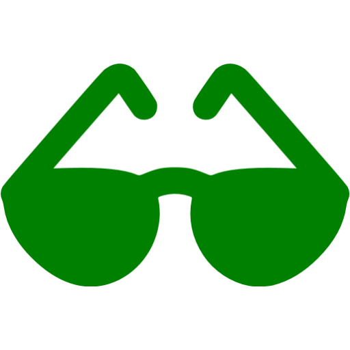 Green Sun Glasses Icon Free Green Glasses Icons