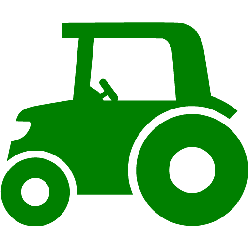 Green tractor 2 icon - Free green tractor icons