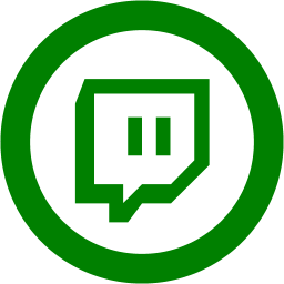 Green twitch tv 2 icon - Free green site logo icons