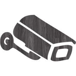 Black wood security camera icon - Free black wood security camera icons