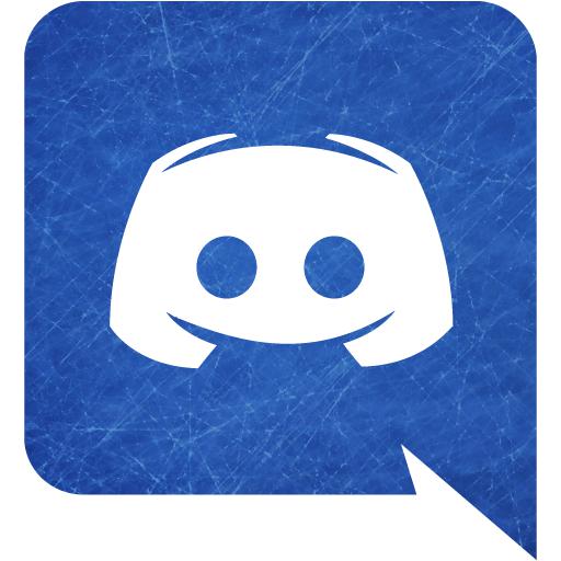 Blue and scratched discord icon - Free blue and scratched site logo