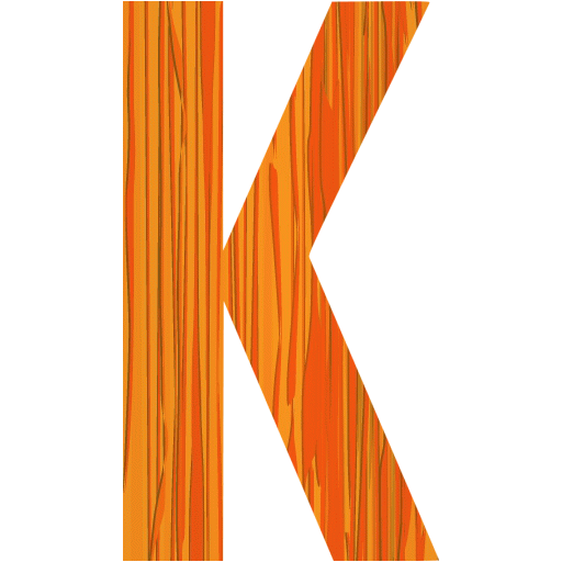 Sketchy orange letter k icon - Free sketchy orange letter icons ...