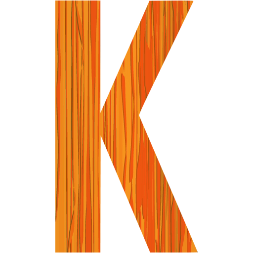 Sketchy orange letter k icon - Free sketchy orange letter icons ...