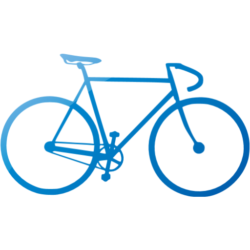 Web 2 blue bike icon - Free web 2 blue bike icons - Web 2 blue icon set