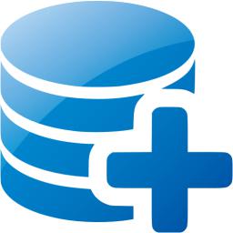 Web 2 blue data recovery icon - Free web 2 blue database icons