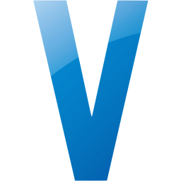 Web 2 blue letter v icon - Free web 2 blue letter icons - Web 2 blue ...