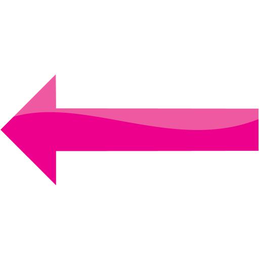 Web 2 deep pink arrow 118 icon - Free web 2 deep pink arrow icons - Web