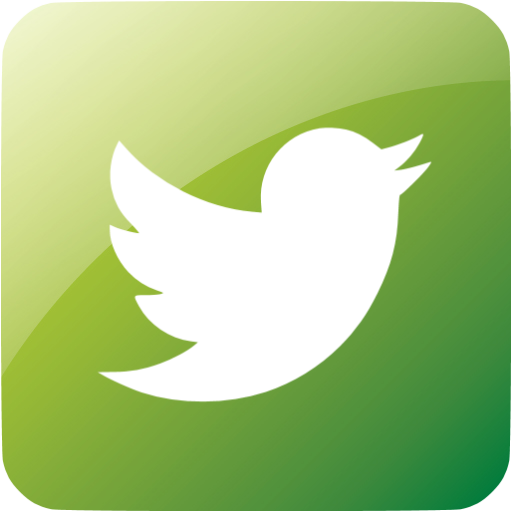 Web 2 green twitter 3 icon - Free web 2 green social icons - Web 2