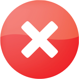 Web 2 red cancel icon - Free web 2 red cancel icons - Web 2 red icon set