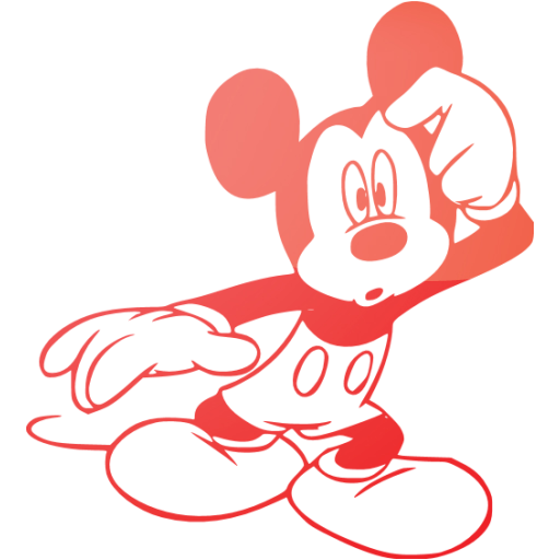 Web 2 red mickey mouse 15 icon - Free web 2 red Mickey Mouse icons