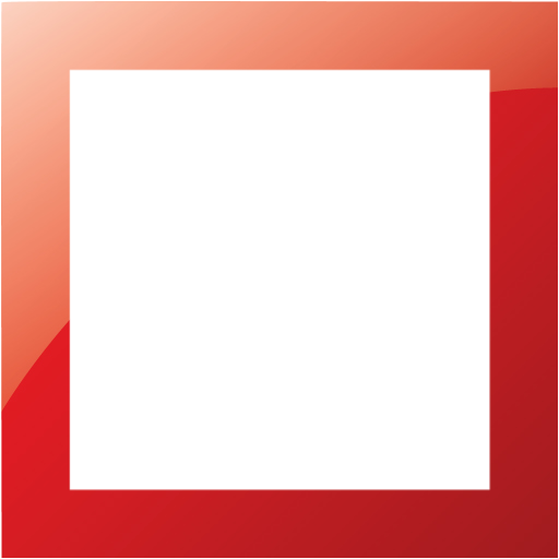 Web 2 ruby red square outline icon - Free web 2 ruby red shape icons
