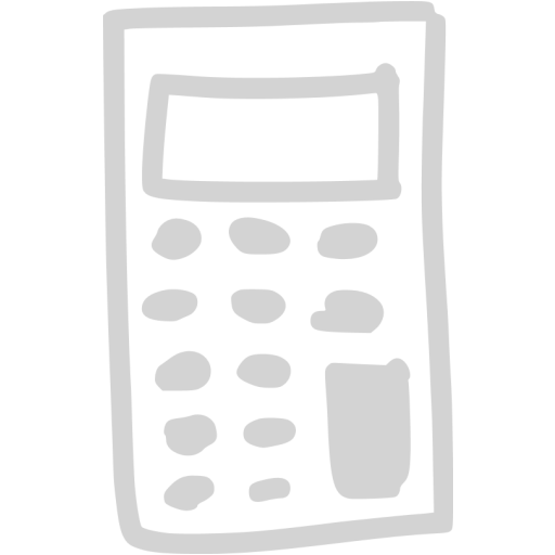 Light Gray Calculator Icon Free Light Gray Calculator Icons