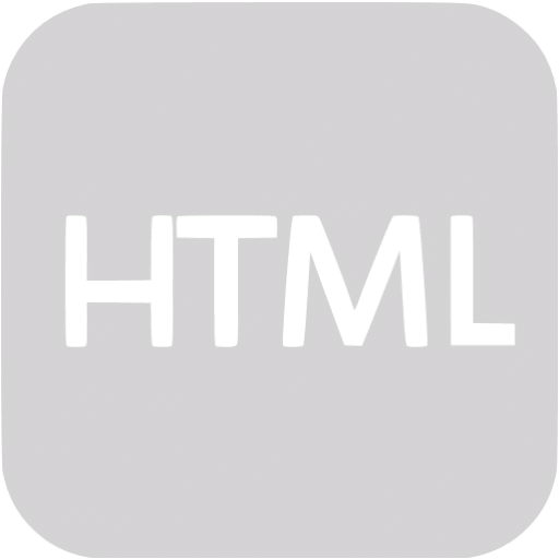 gray html icon Free light gray programming