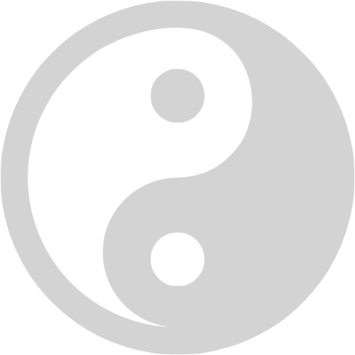 Light gray yin yang icon - Free light gray civilization icons