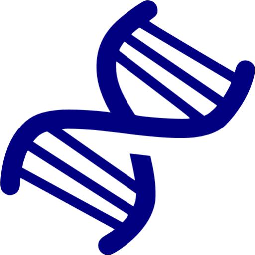 Navy blue biotech icon - Free navy blue biotech icons