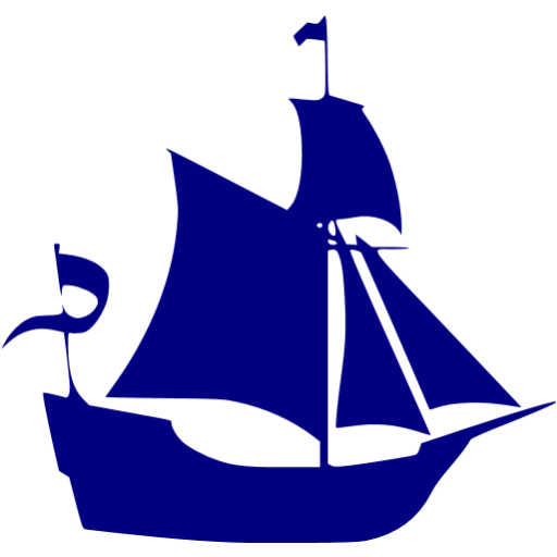 Navy blue boat 9 icon - Free navy blue boat icons