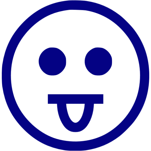 Navy blue emoticon 10 icon - Free navy blue emoticon icons