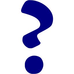 Navy blue question mark 5 icon - Free navy blue question mark icons