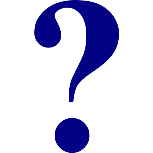 Navy Blue Question Mark Icon Free Navy Blue Question Mark Icons