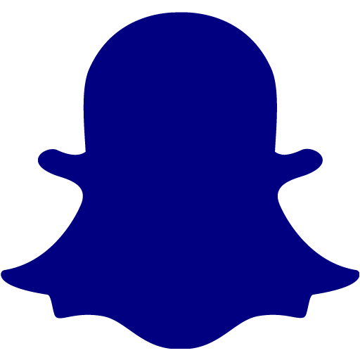 Navy Blue Snapchat 2 Icon Free Navy Blue Social Icons