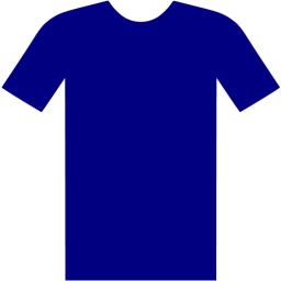 Navy blue t shirt icon - Free navy blue clothes icons
