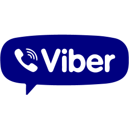 blue viber logo