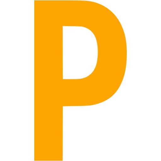  Orange  letter p  icon Free orange  letter icons