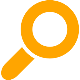 Orange search 15 icon - Free orange search icons