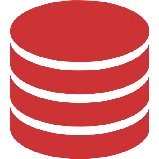 Persian red database 5 icon - Free persian red database icons