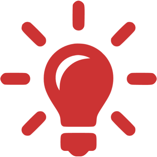 Persian red solutions icon - Free persian red light bulb icons