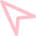 pink mouse cursor png