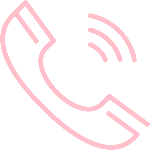 pink phone icon