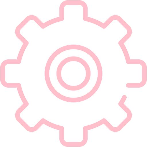 settings pink icons icon custom