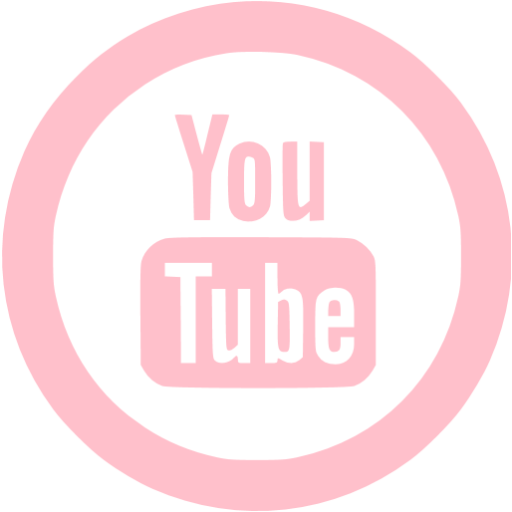Pink Youtube 5 Icon Free Pink Site Logo Icons