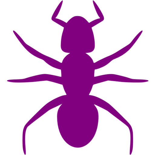 Purple ant 3 icon - Free purple insect icons