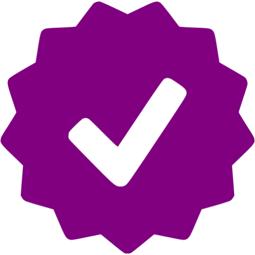 Purple approval icon - Free purple check mark icons
