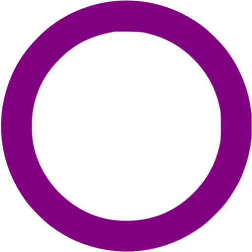 purple circle outline