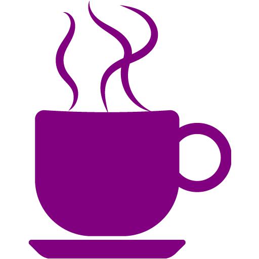 Purple coffee maker icon - Free purple appliances icons