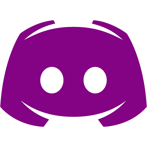 Purple discord 2 icon - Free purple site logo icons